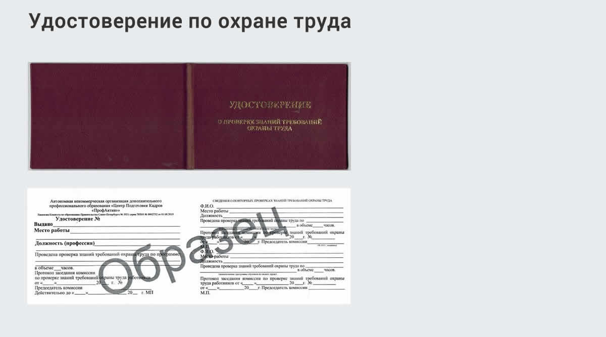  Дистанционное повышение квалификации по охране труда и оценке условий труда СОУТ в Прохладном